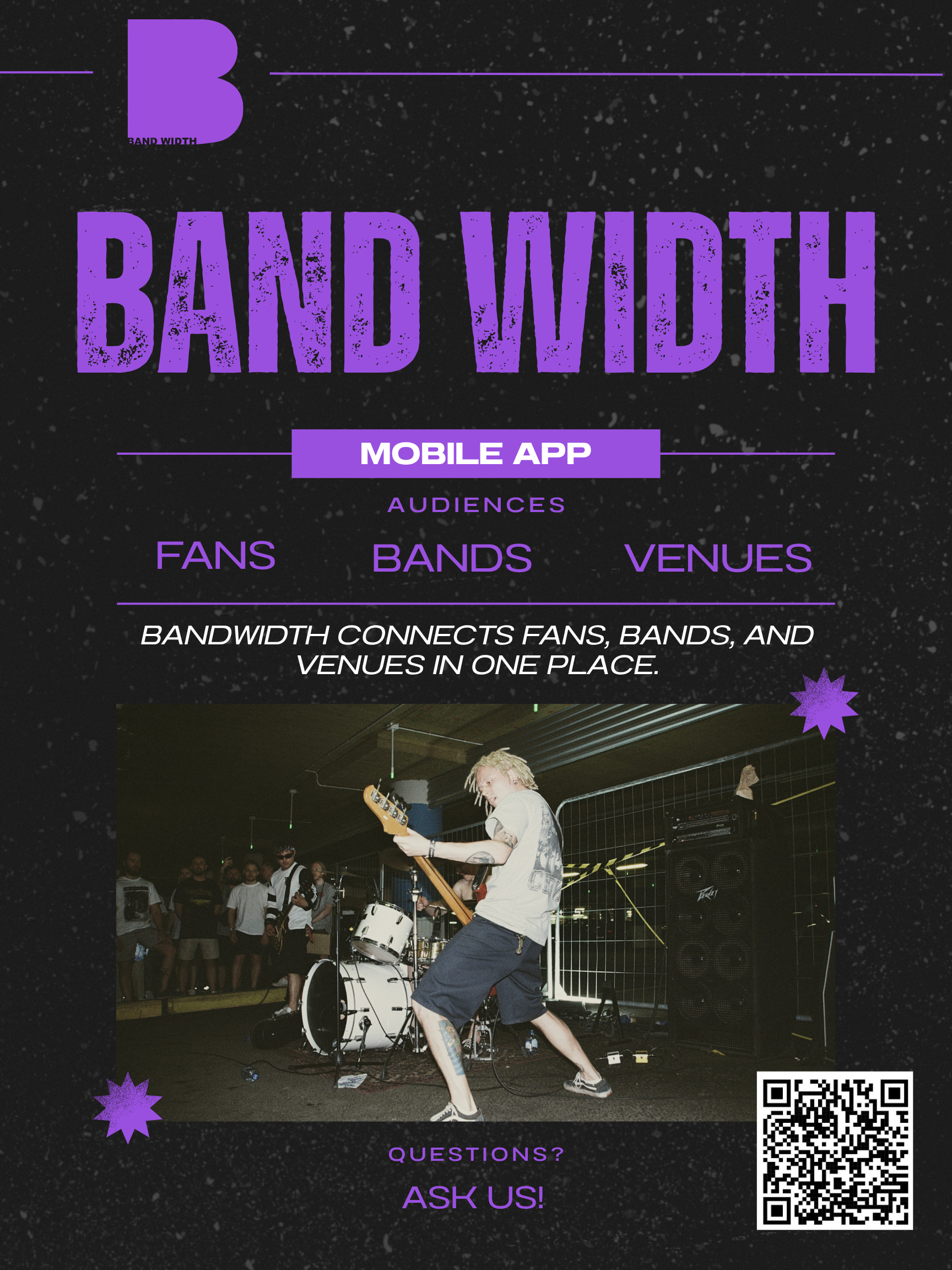 Band Width App Poster