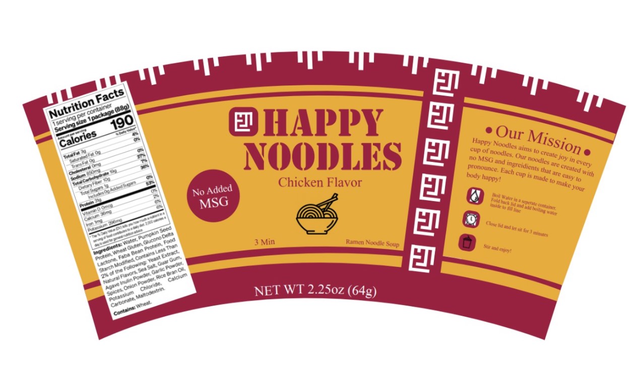 Instant Noodle Mockup