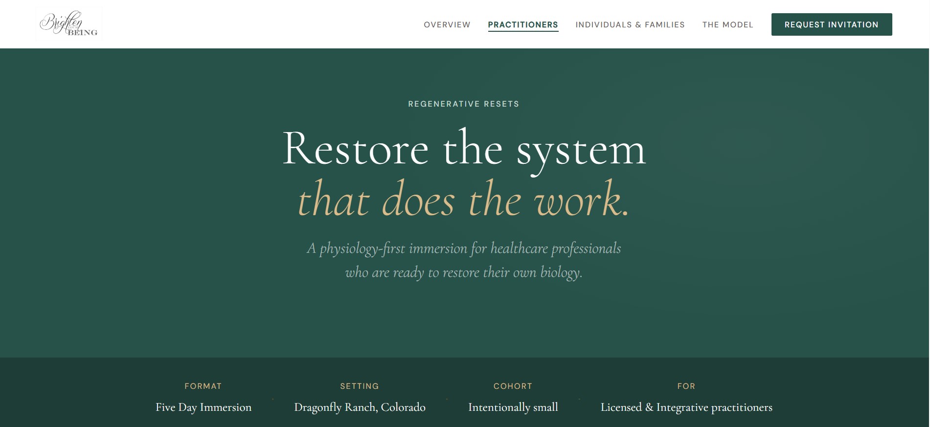 Practitioners Screenshot